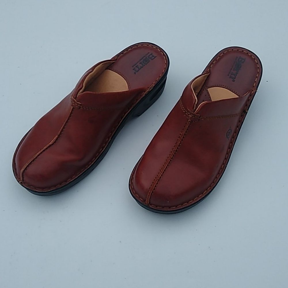 Born Leather Clogs